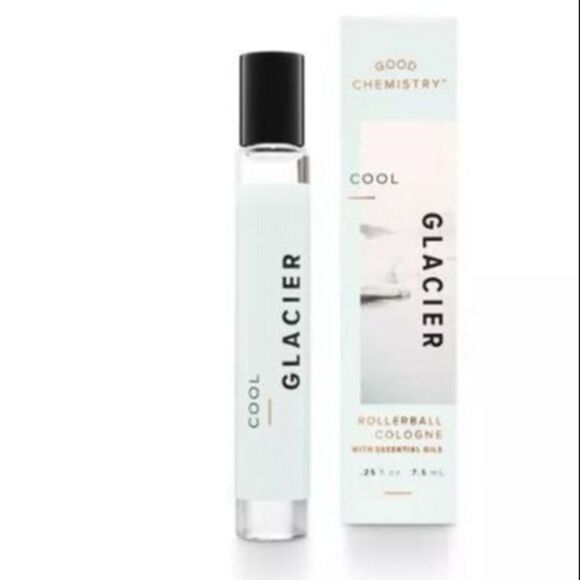 Good Chemistry Cool Glacier Rollerball Cologne W/ Essential Oils 0.25 oz Unisex - Picture 1 of 9